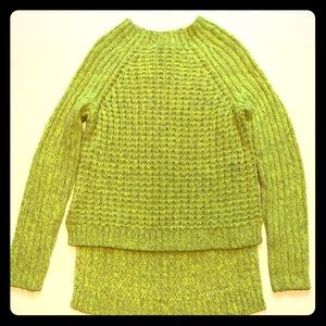 Tibi Neon High-Low sweater